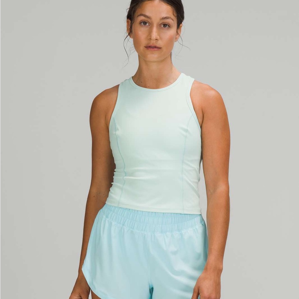 Light Blue Athletic Tank Top